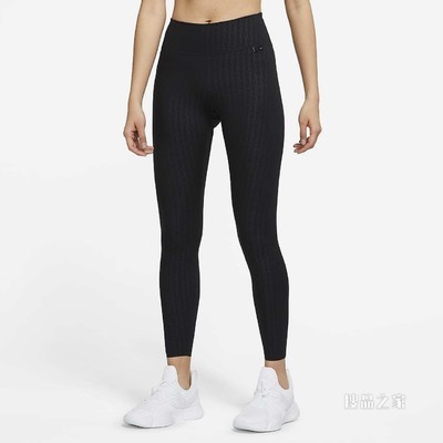 Nike Dri-FIT One Luxe 女子中腰印花紧身裤