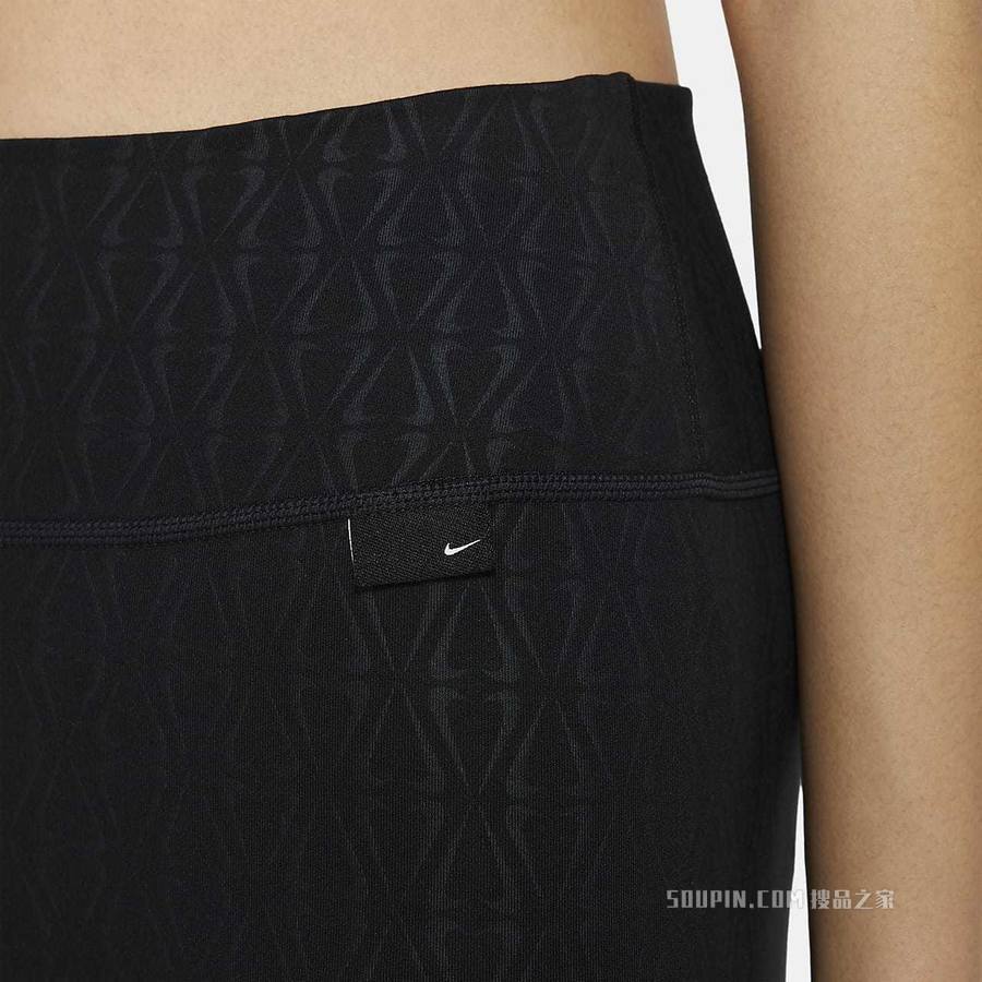 Nike Dri-FIT One Luxe 女子中腰印花紧身裤