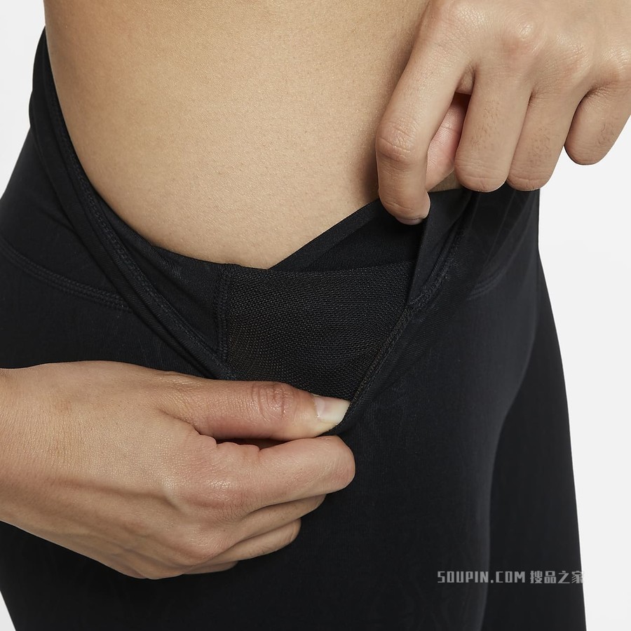 Nike Dri-FIT One Luxe 女子中腰印花紧身裤