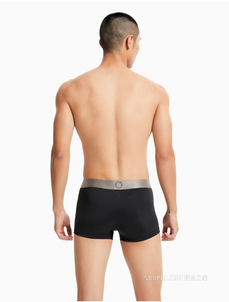 【炫光引力带】Calvin Klein 男士同大身色LOGO腰边贴身平角内裤NB2540