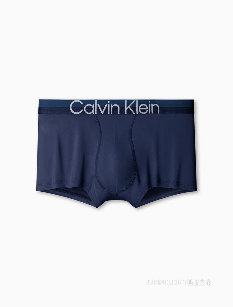 Calvin Klein 男士时尚醒目提花LOGO腰边舒适低腰贴身平角内裤NB2974