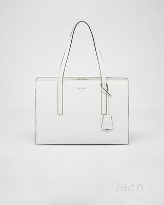 Prada Re-Edition 1995 亮面皮革中号手提包