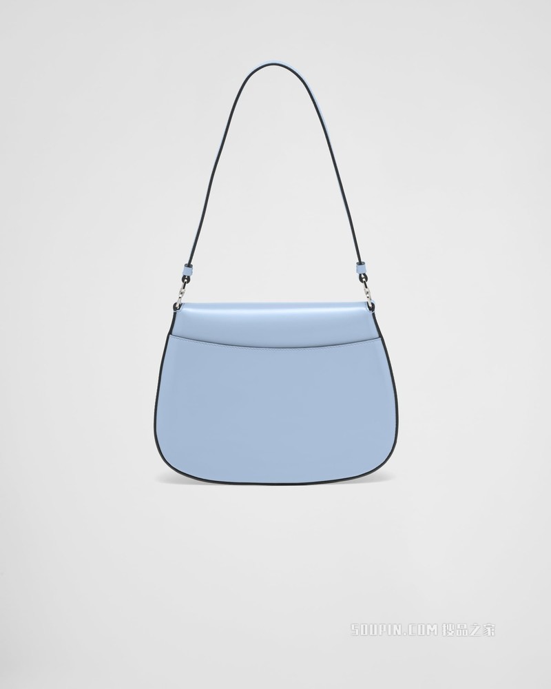 Prada Cleo 亮面皮革翻盖式单肩包