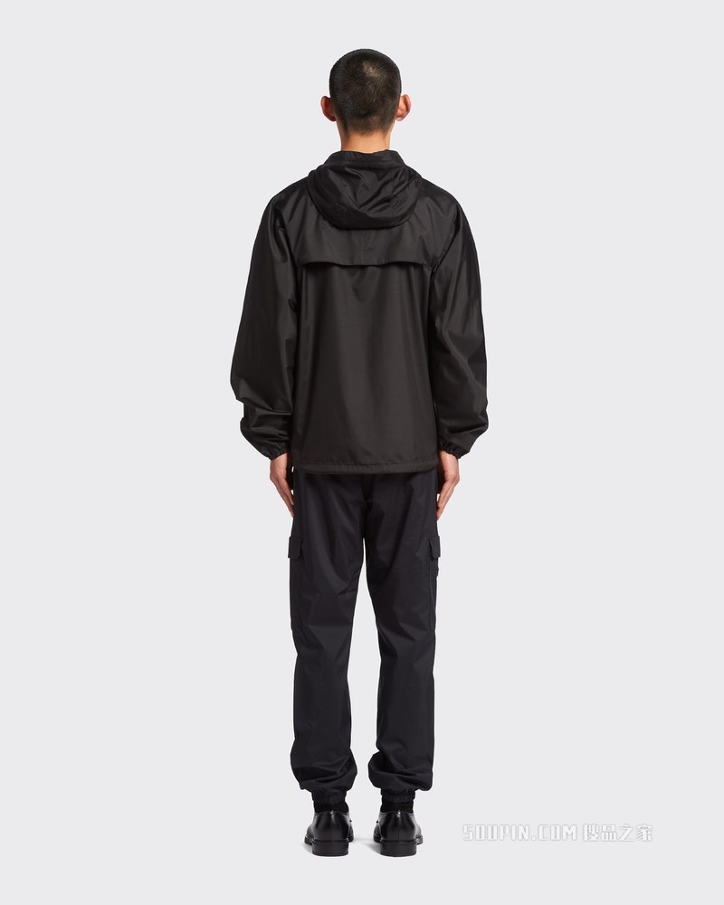 科技丝质织物帽衫