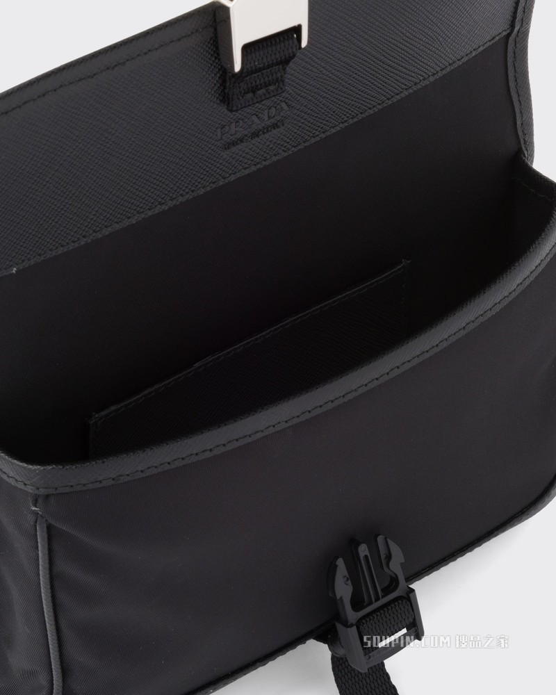 Re-Nylon 再生尼龙和Saffiano 皮革手机包
