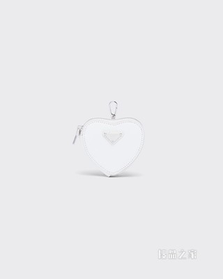 亮面皮革心形迷你手拿包
