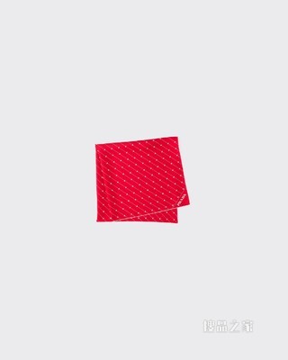 印花斜纹布方巾