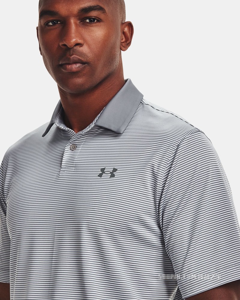 男士UA Performance条纹Polo衫