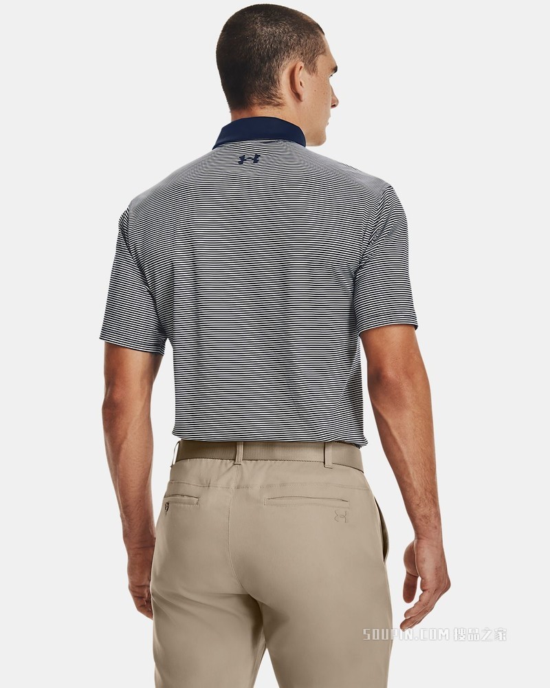 男士UA Performance条纹Polo衫