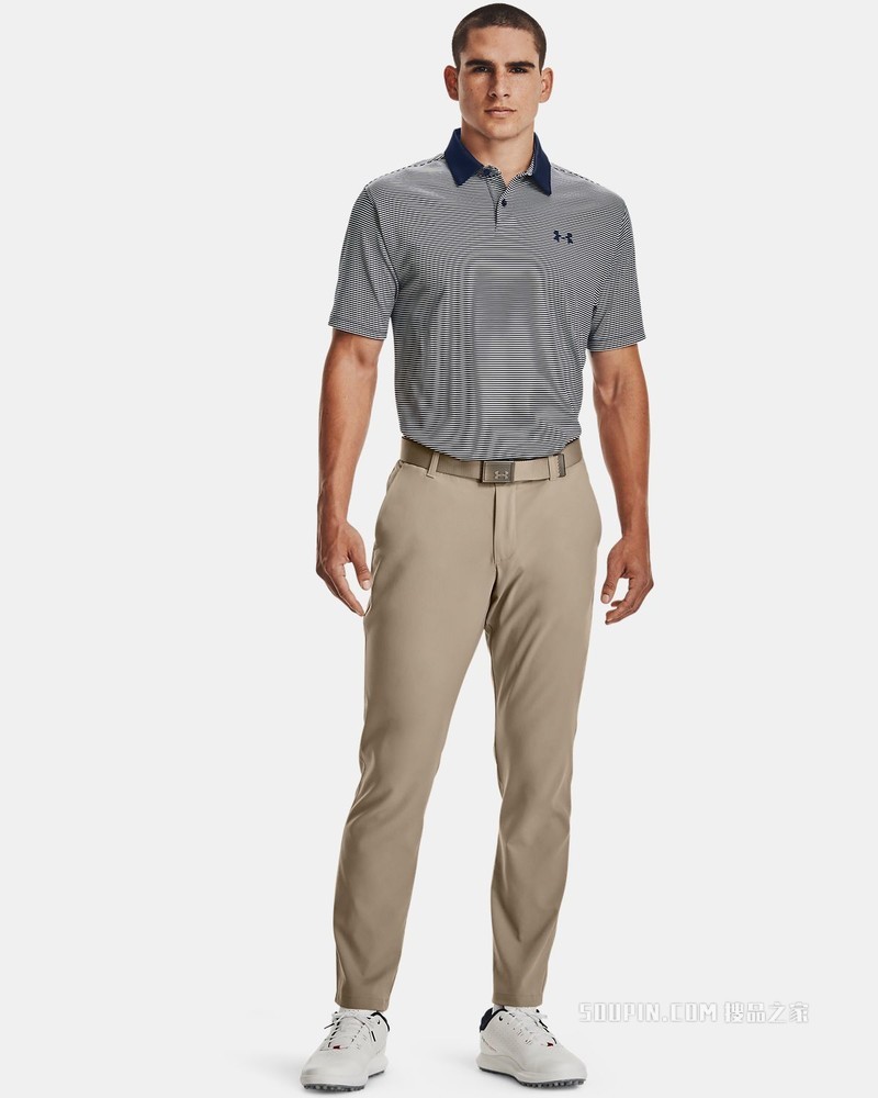 男士UA Performance条纹Polo衫