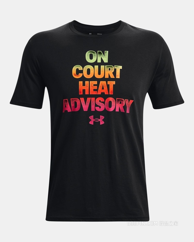 男士UA Heat Advisory篮球短袖T恤