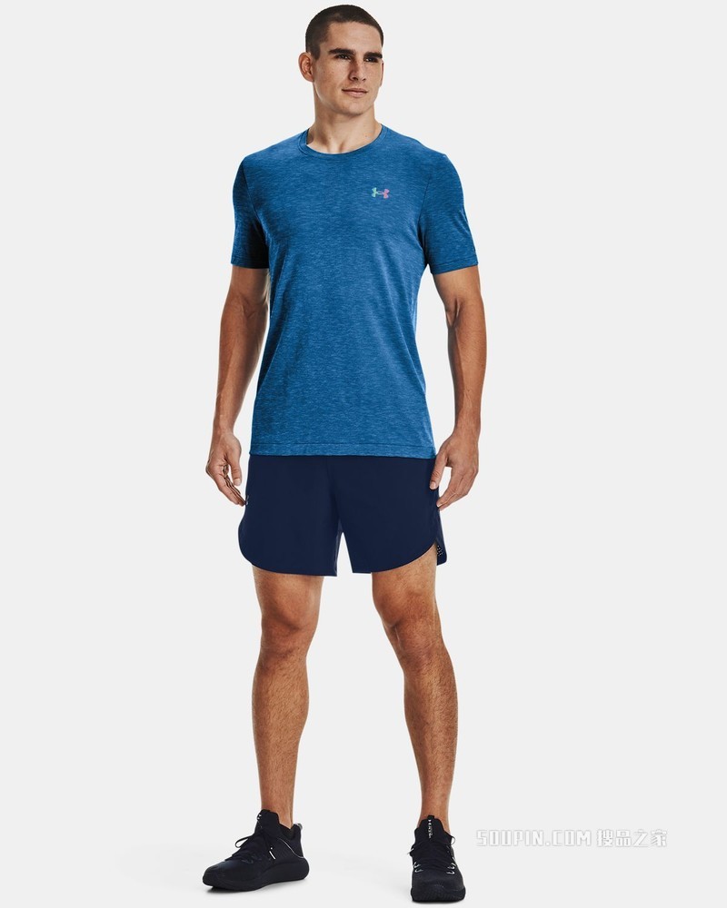 男士UA RUSH Seamless GeoSport短袖T恤