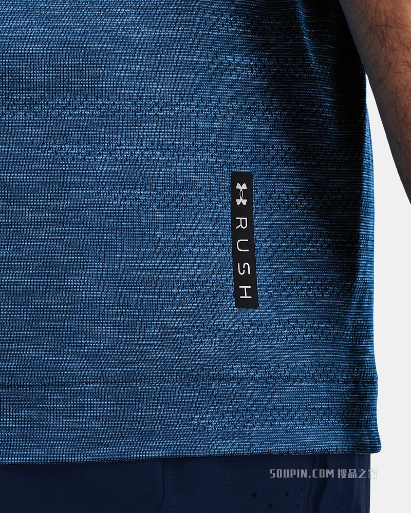 男士UA RUSH Seamless GeoSport短袖T恤