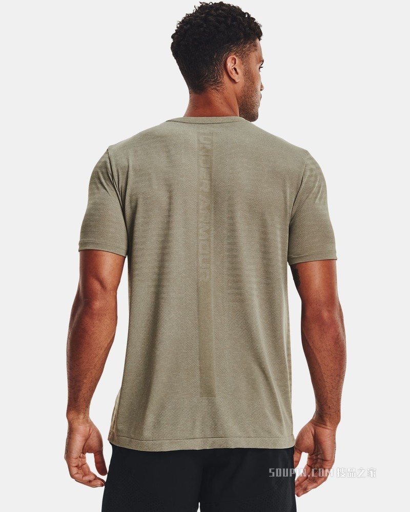 男士UA RUSH Seamless GeoSport短袖T恤
