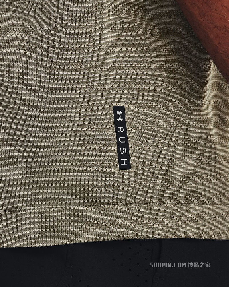 男士UA RUSH Seamless GeoSport短袖T恤