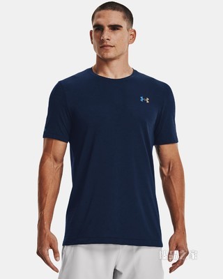 男士UA RUSH Seamless GeoSport短袖T恤