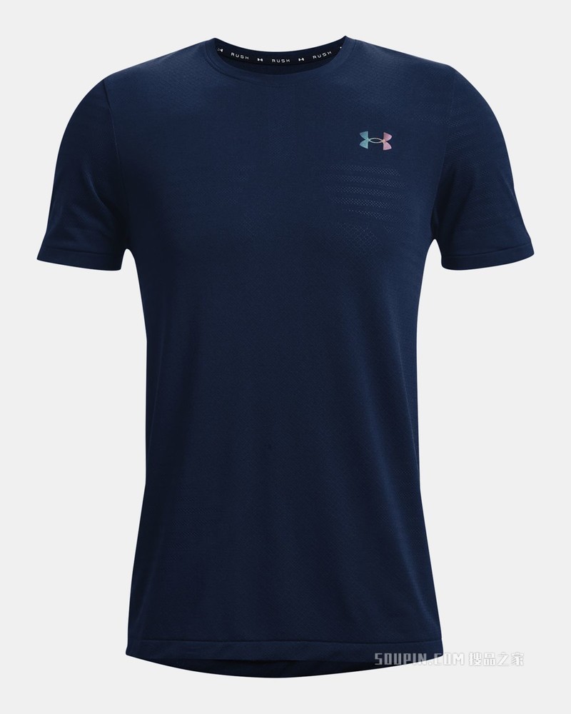 男士UA RUSH Seamless GeoSport短袖T恤