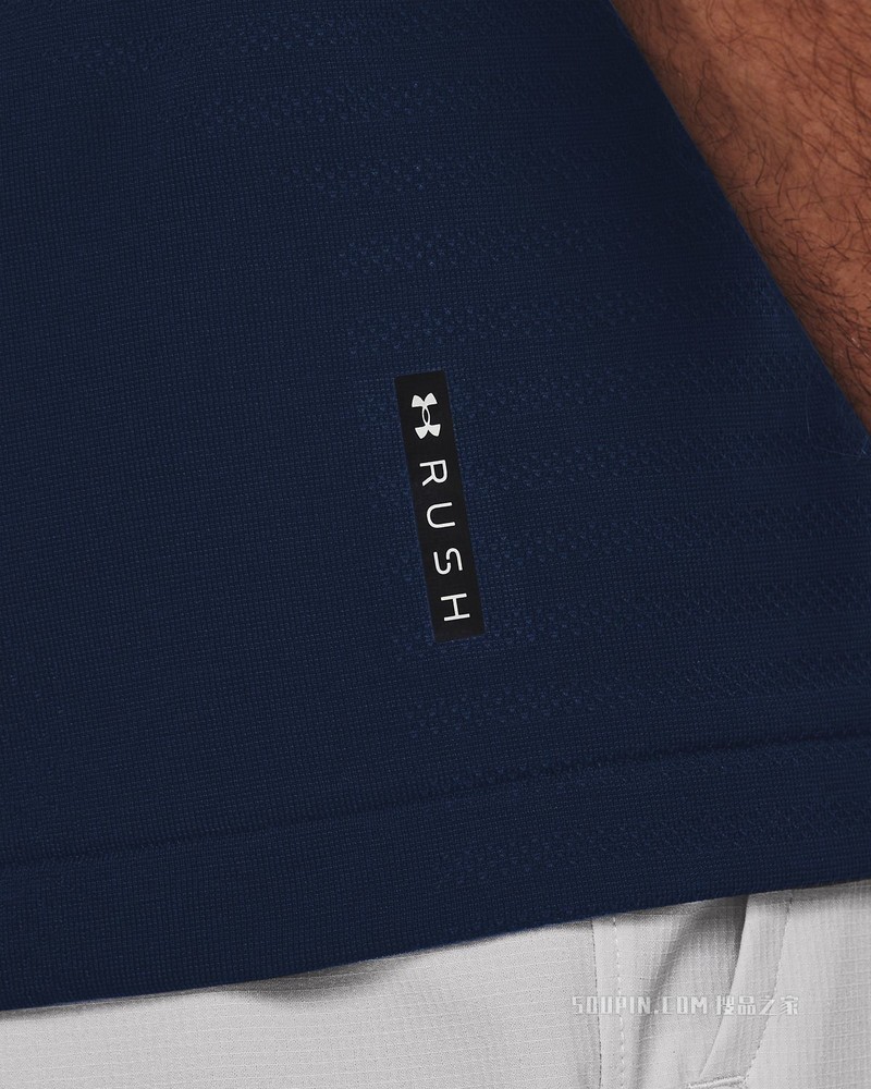 男士UA RUSH Seamless GeoSport短袖T恤