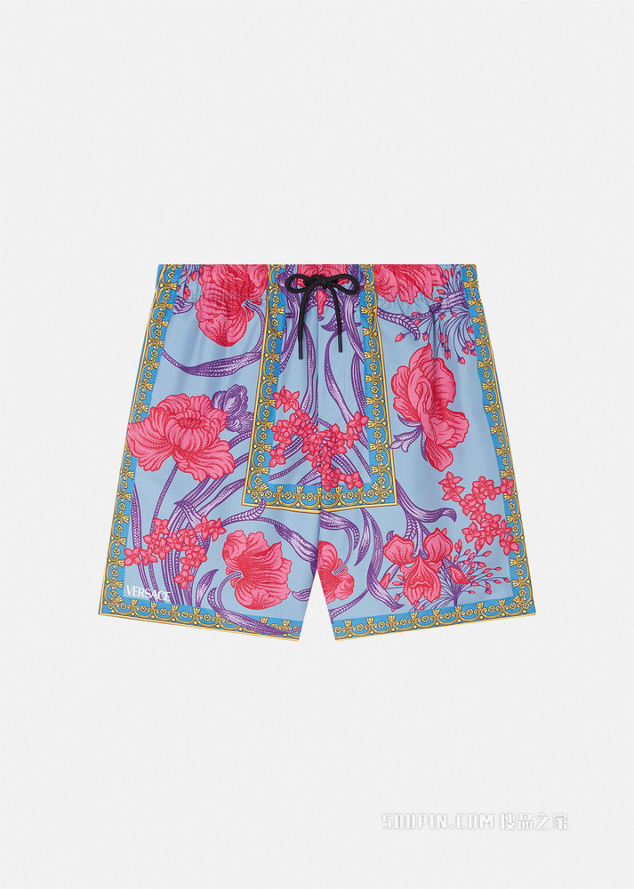 Acid Bouquet中长款泳裤