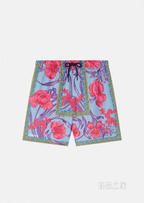 Acid Bouquet中长款泳裤