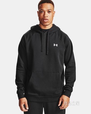 男士UA Rival Cotton连帽上衣