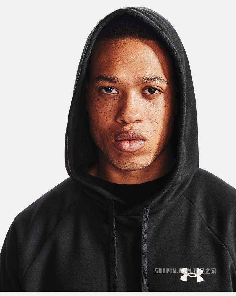 男士UA Rival Cotton连帽上衣