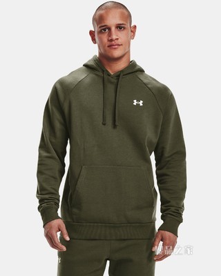 男士UA Rival Cotton连帽上衣