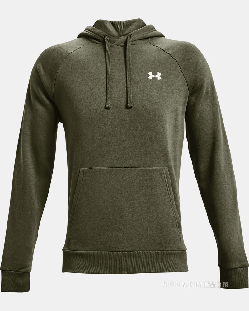 男士UA Rival Cotton连帽上衣