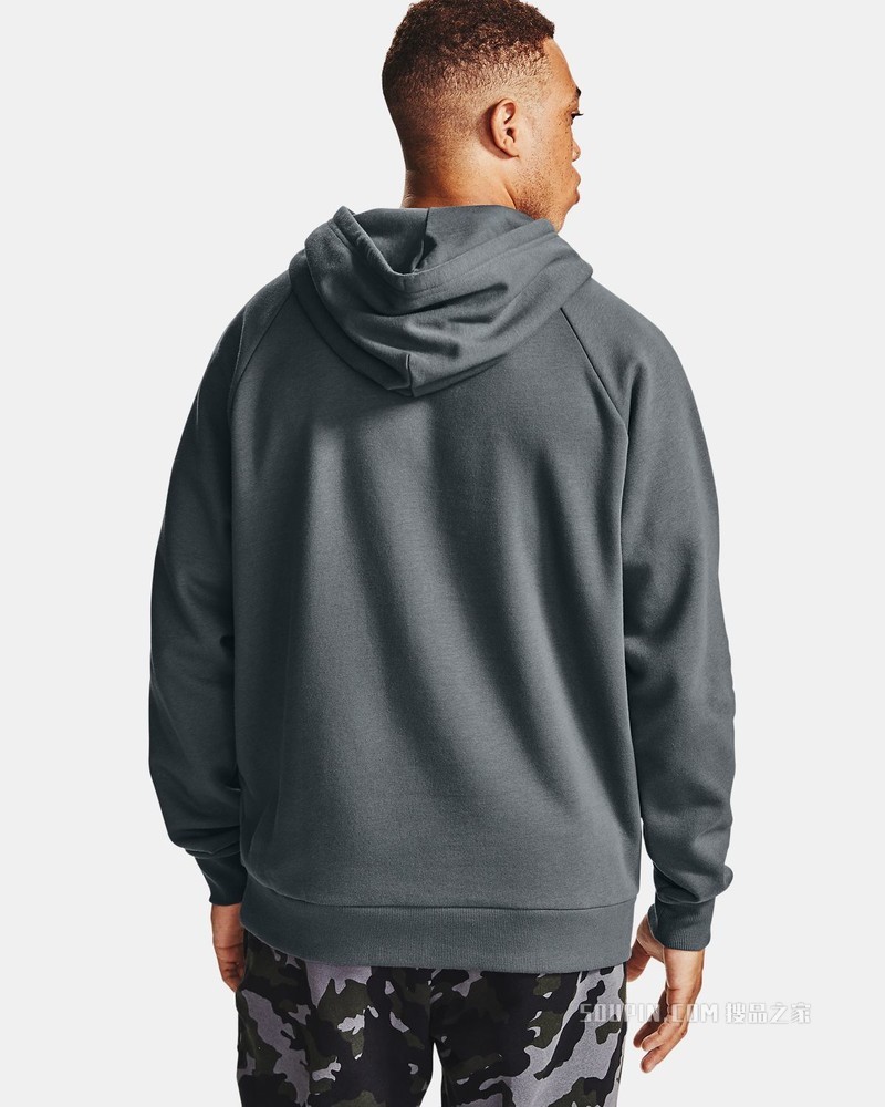 男士UA Rival Cotton连帽上衣