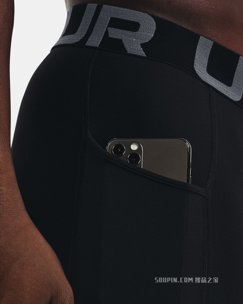 男士HeatGear® Armour Graphic紧身七分裤