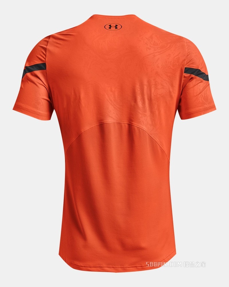 男士UA RUSH 2.0 Emboss短袖T恤