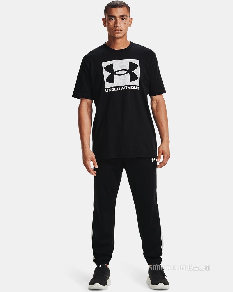 男士UA ABC Camo Boxed Logo短袖T恤