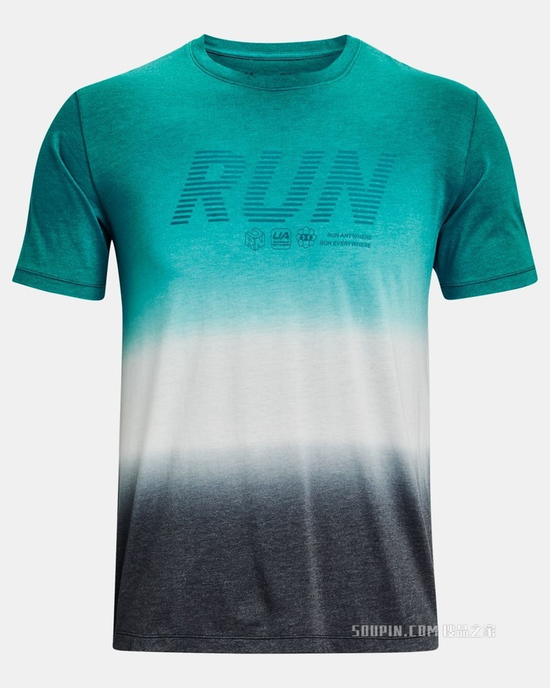 男士UA Anywhere跑步短袖T恤