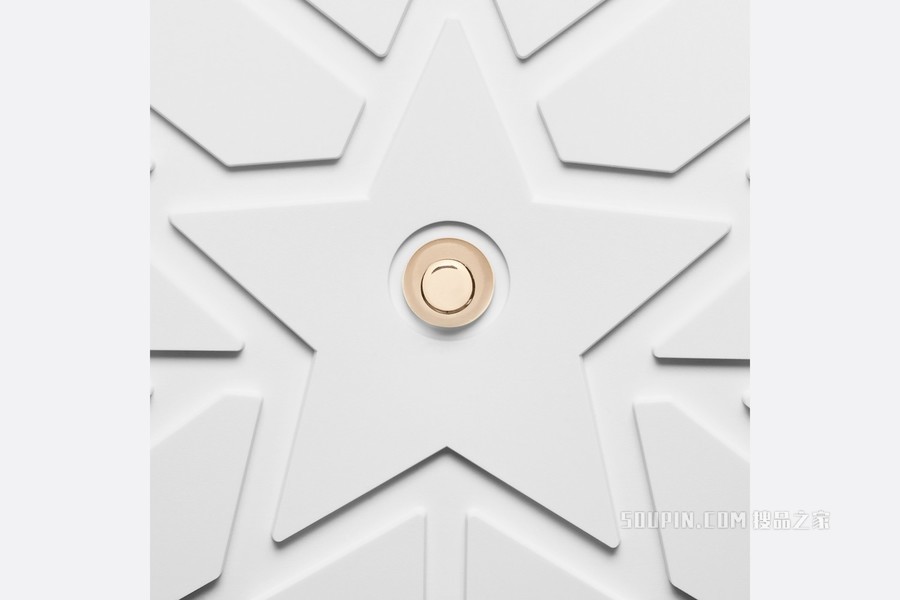 小号 Dior Vibe 拉链 Bowling 手袋 黑色和白色光滑牛皮革