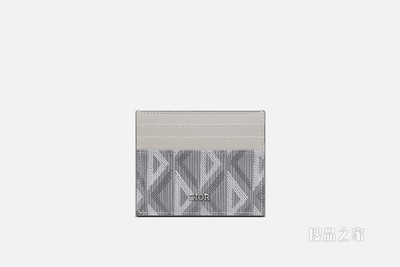 卡夹 迪奥灰帆布 CD Diamond 图案