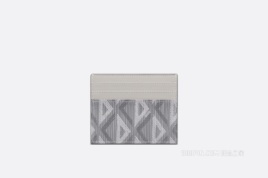 卡夹 迪奥灰帆布 CD Diamond 图案