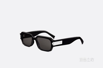 DiorBlackSuit XL S1I 太阳眼镜 黑色方形镜框