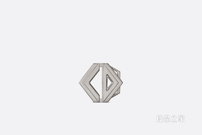 CD Diamond 腰带扣 40 毫米金属覆层黄铜