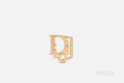 Dior Oblique 腰带扣 35 毫米金色饰面黄铜