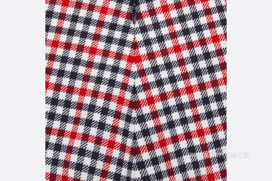 短裤 三色羊毛斜纹面料 D-Little Vichy 格纹图案