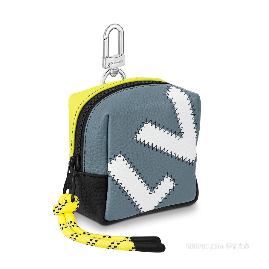 COLOR BLOCKS SQUARED POUCH 挂饰