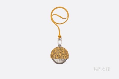 Dior Aqua 水瓶 金色 Oblique 印花面料和不锈钢 Dior Oblique 图案搭配肩带