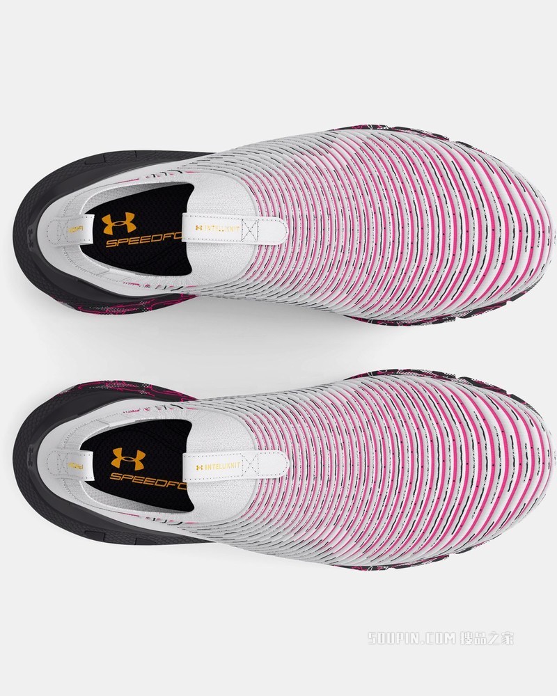男女同款UA HOVR Phantom 2 IntelliKnit Slip运动休闲鞋
