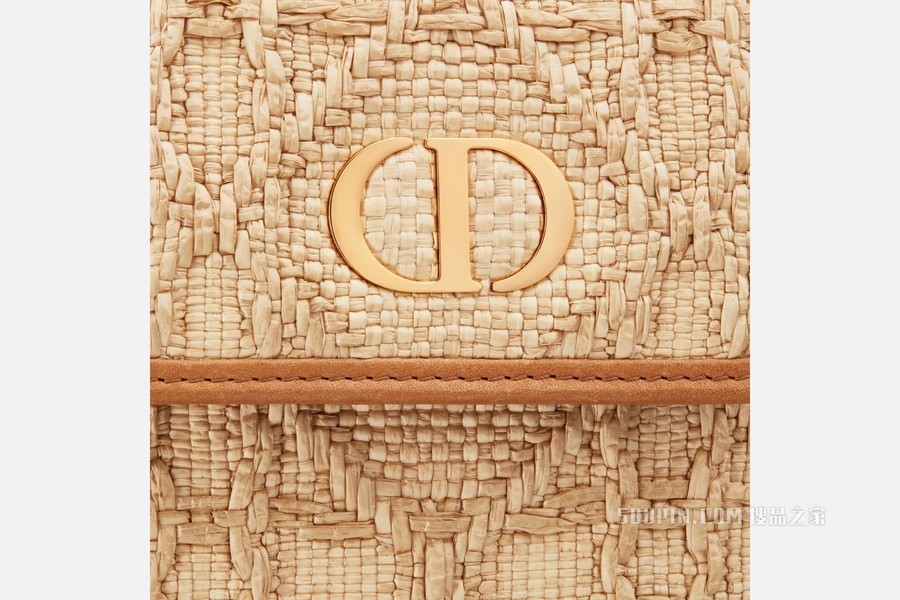 Dior Caro 手机袋 酒椰草藤格纹