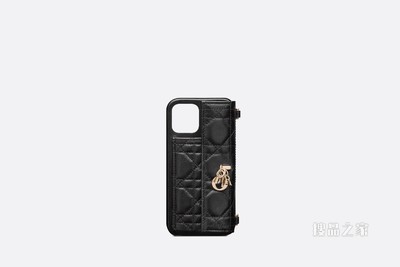 DIOR/迪奥】横版Lady Dior iPhone 12 Pro Max 手机袋浅黄色羊