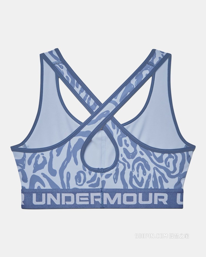 女士DFO Crossback印花运动内衣—中强度