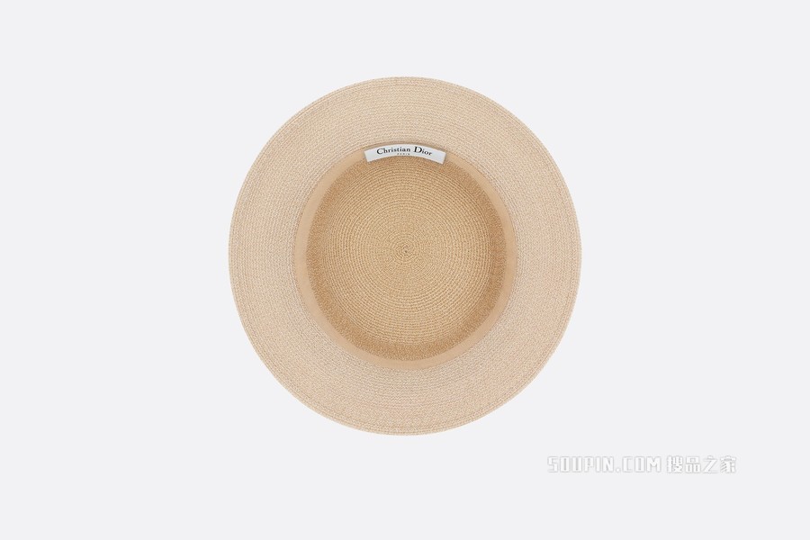 Dioresort 窄檐帽 金色草编