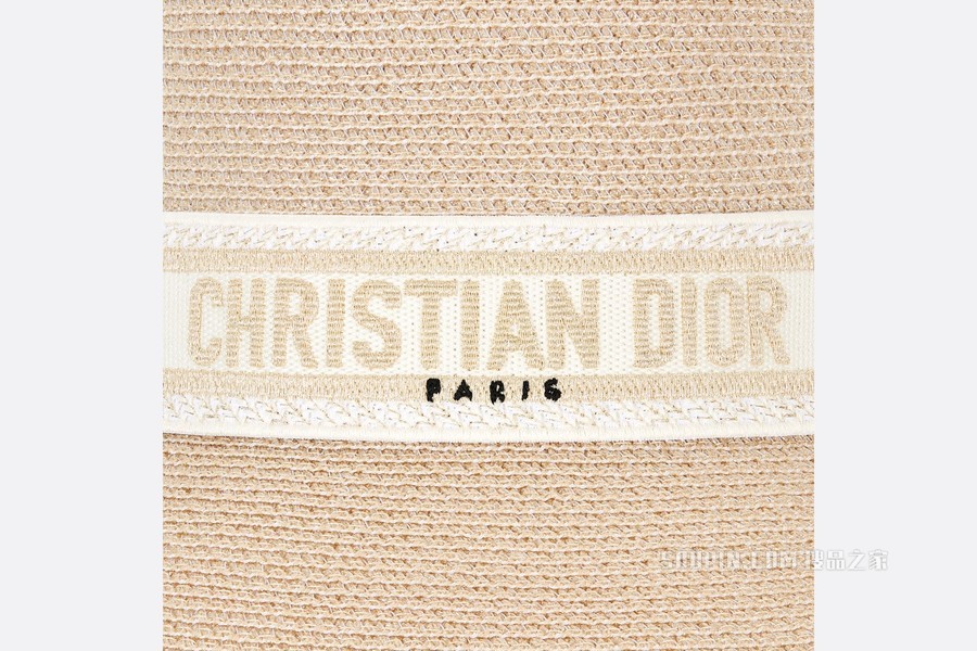 Dioresort 窄檐帽 金色草编