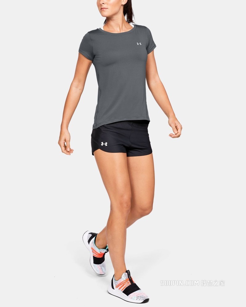 女士HeatGear® Armour短袖T恤