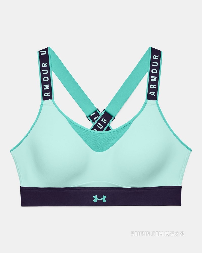 女士UA Infinity Blocked运动内衣—高强度